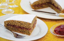 Torta di grano sareceno e mirtilli a prova di celiaco