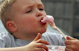 Papà, mi compri un gelato?